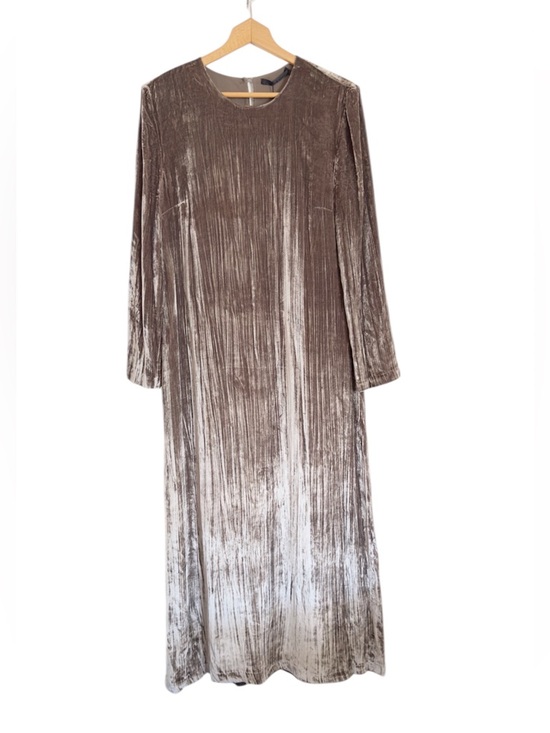 Jenni Kayne Dresses & Skirts - Jenni Kayne Exclusive Velvet Stella Flint Metallic Long Sleeve Maxi Dress size L